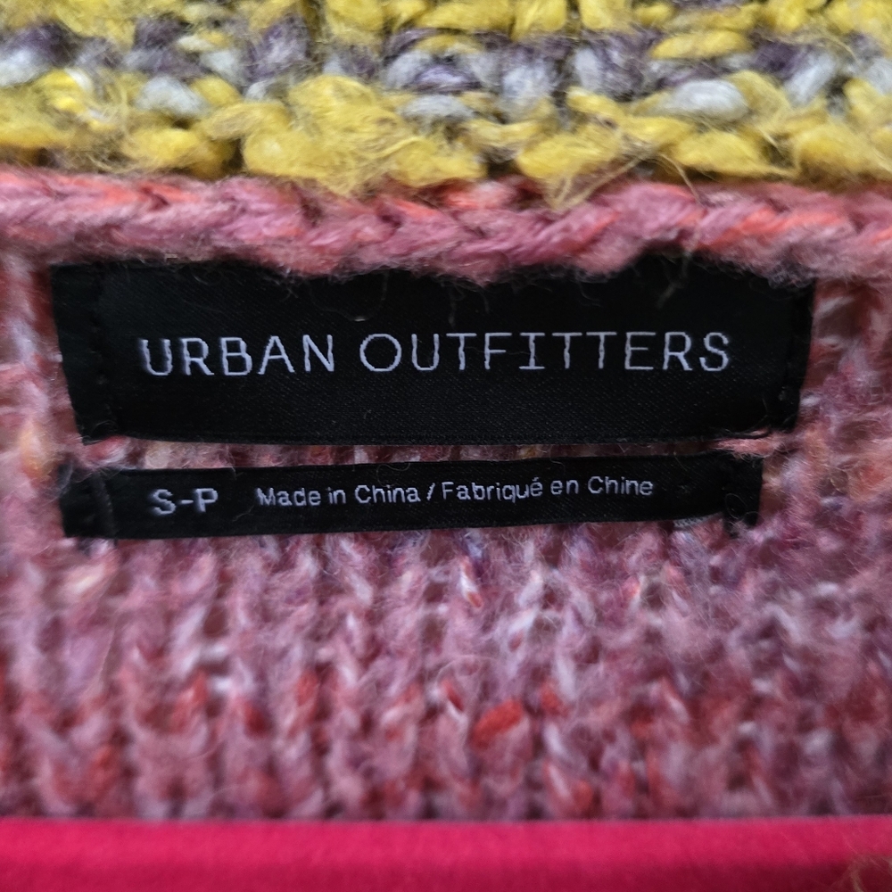 Urban Outfitters Colorful Knit Women's Crop Sweater-Size Small - Picture 5 of 14